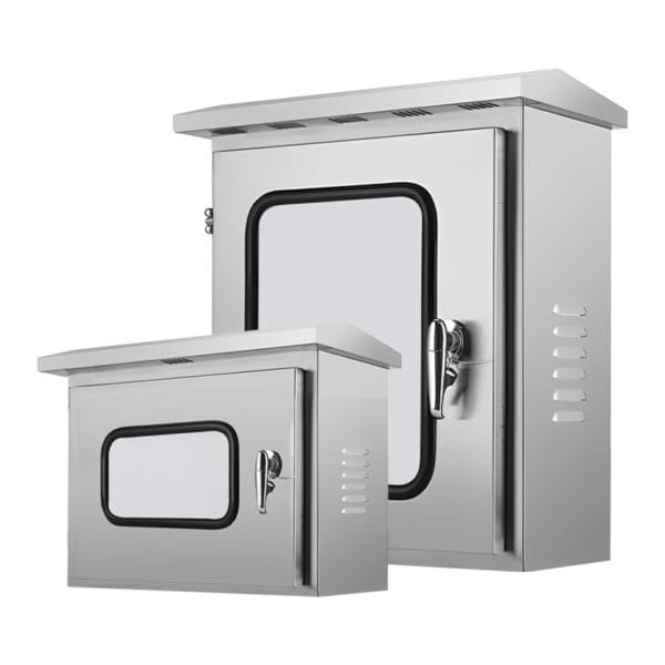 Stainless Steel Weatherproof Distribution Box (Visible)